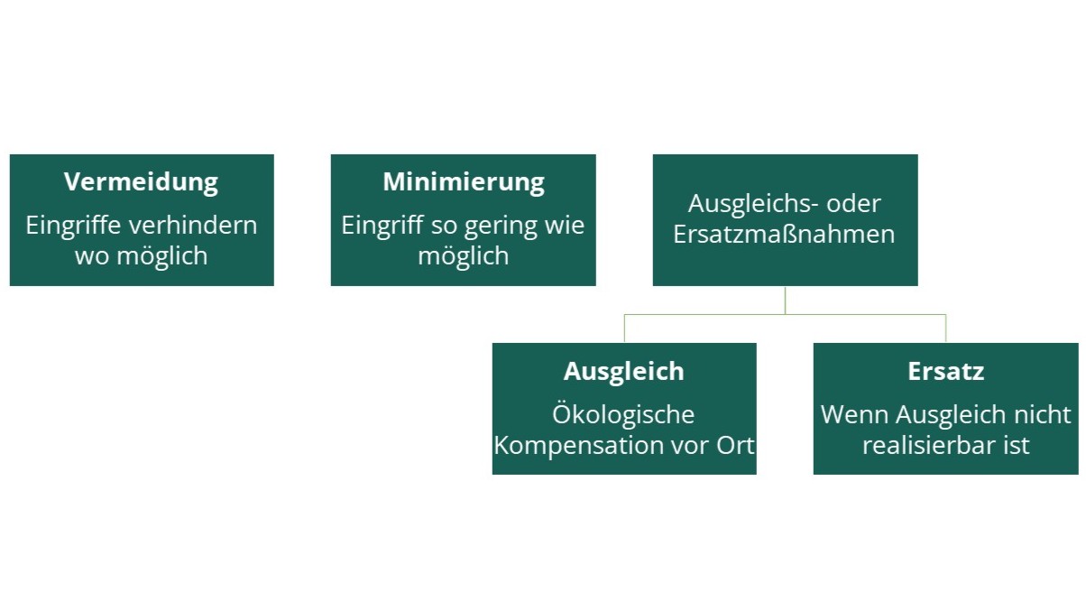 Das Prinzip der Kompensation ist als SmartArt dargestellt.